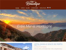 Tablet Screenshot of hotel-romantique-porto.com